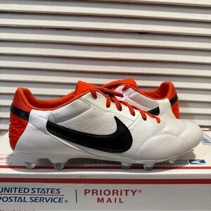 New Nike Premier 3 FG Soccer Cleats Orange White Men’s Size 11 HM0265-800